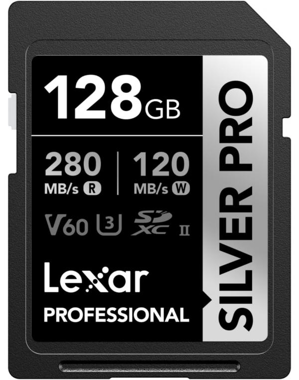 Lexar Professional Pomnilniška kartica SD 128 GB UHS-II V60