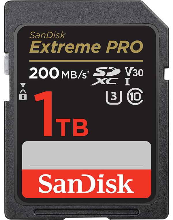 SanDisk Extreme PRO Pomnilniška kartica SD 1 TB UHS-I