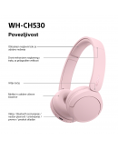 WH-CH530P Roza brezžične slušalke za odličen zvok WH-CH530P Roza brezžične slušalke za odličen zvok