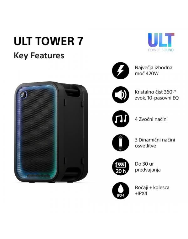 SRS-ULT700 Samostoječi prenosni brezžični zvočnik BLUETOOTH®