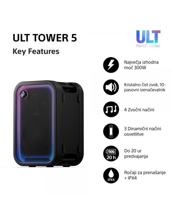 SRS-ULT500 Samostoječi prenosni brezžični zvočnik BLUETOOTH®