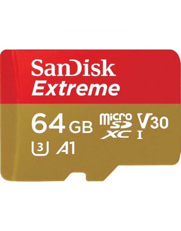 SanDisk Extreme Pomnilniška kartica microSD 64 GB UHS-I