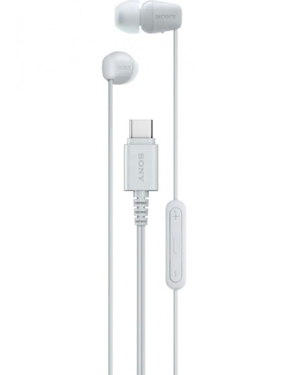 IER-EX15CW Bele ušesne slušalke na USB-C