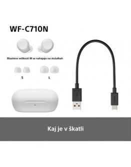 WF-C710NW Bele brezžične slušalke