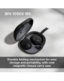 WH-1000XM6S srebrne slušalke z odpravljanjem šumov