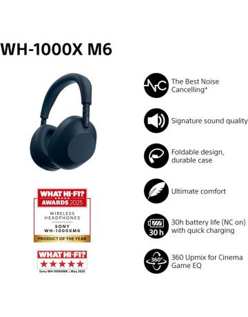 WH-1000XM6L Temnomodre slušalke z odpravljanjem šumov