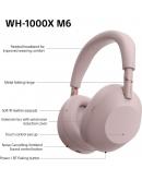 WH-1000XM6P Rožnate slušalke z odpravljanjem šumov