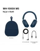 WH-1000XM5L Modre brezžične slušalke z odpravljanjem šumov