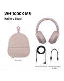 WH-1000XM5P Roza slušalke z odpravljanjem šumov