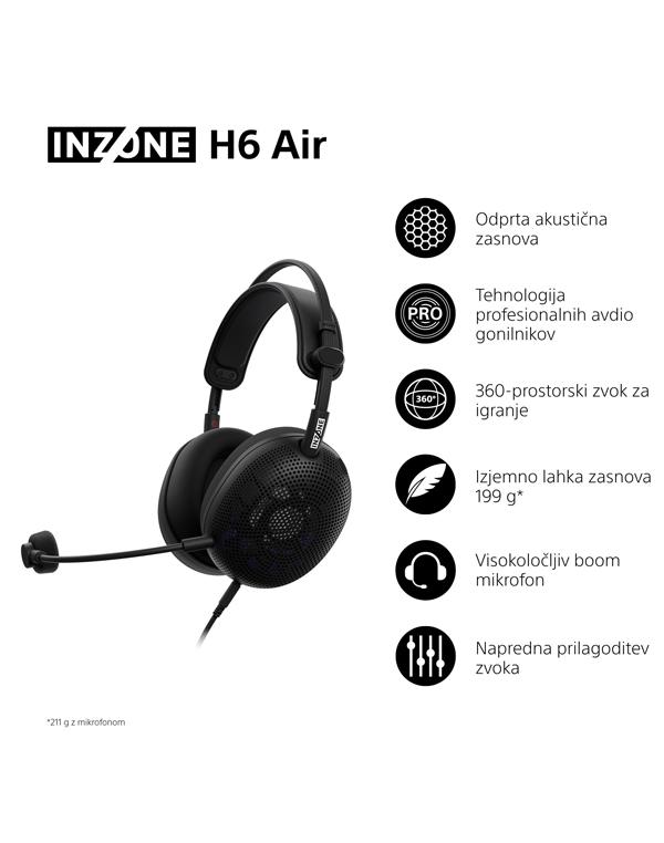INZONE žične  slušalke H6 Air