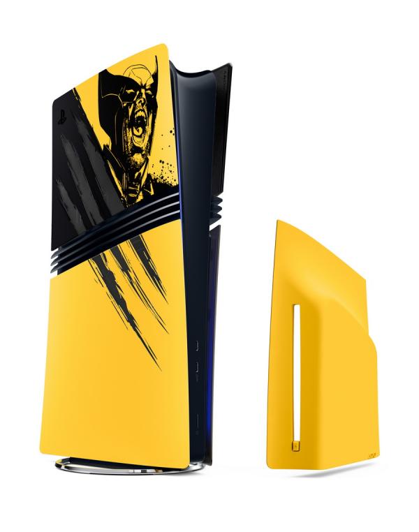 PS5 Digital dodatek pokrov Wolverine za PS5 Pro rumene barve