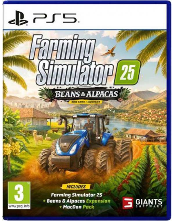 PS5 FARMING SIMULATOR 25: BEANS & ALPACAS EDITION