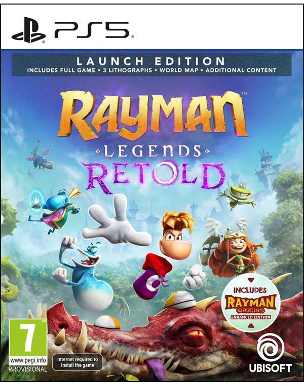 PS5 RAYMAN LEGENDS RETOLD LAUNCH EDITION