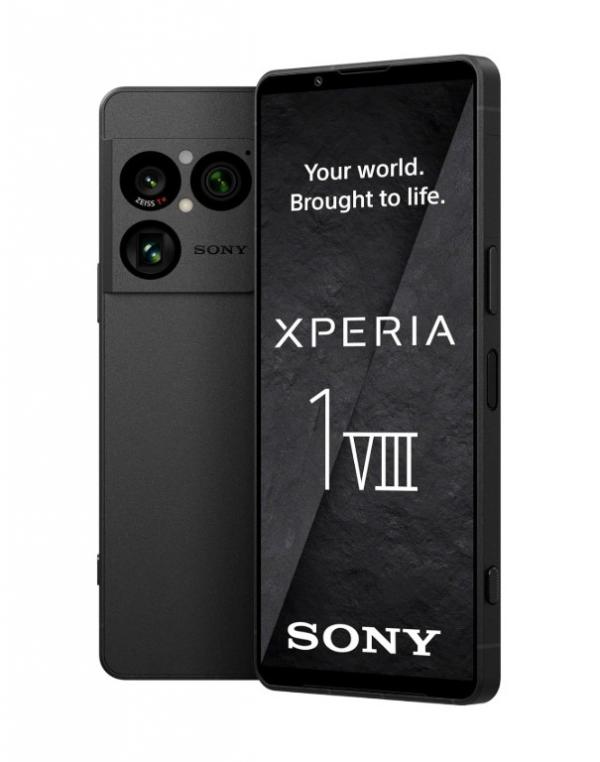 Xperia telefon 1 VIII črn