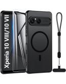 Xperia TPU ovitek + steklo z magnetom za telefon 10 VII / VIII