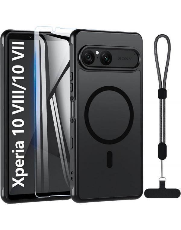 Xperia TPU ovitek + steklo z magnetom za telefon 10 VII / VIII